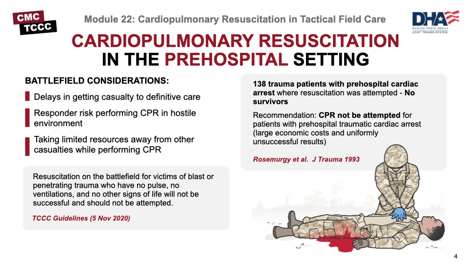 Critical Care Alert: Closed Chest Compressions in Traumatic Cardiac Arrest  EMRA